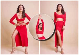 Shriya Saran ने हाई थाई स्लिट ड्रेस में फ्लॉन्ट की टोन्ड लेग्स, लोगों ने कर डाली मलाइका अरोड़ा से तुलना