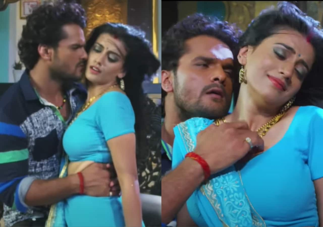 Bhojpuri Actress Akshara Singh And Khesari Lal Yadav Song Baaj Jai Chagal भोजपुरी एक्ट्रेस 3504