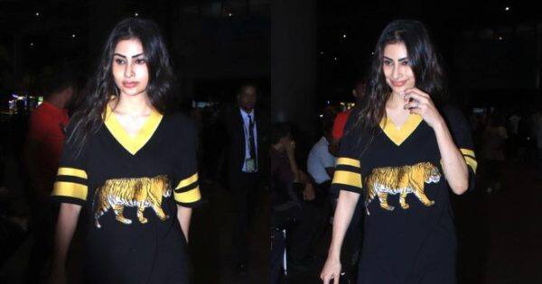 एयरपोर्ट पर दिखा Mouni Roy नो-मेकअप लुक, ब्लैक आउटफिट में दिखाया स्वैग