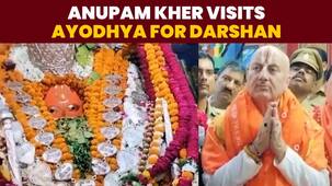 Bollywood actor Anupam Kher seeks divine blessings in Ayodhya [Watch Video]