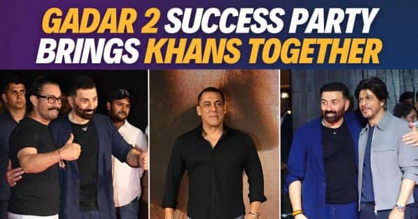 Salman Khan to Shah Rukh Khan, Bollywood Khans come together to attend the event for Sunny Deol [Watch Video]