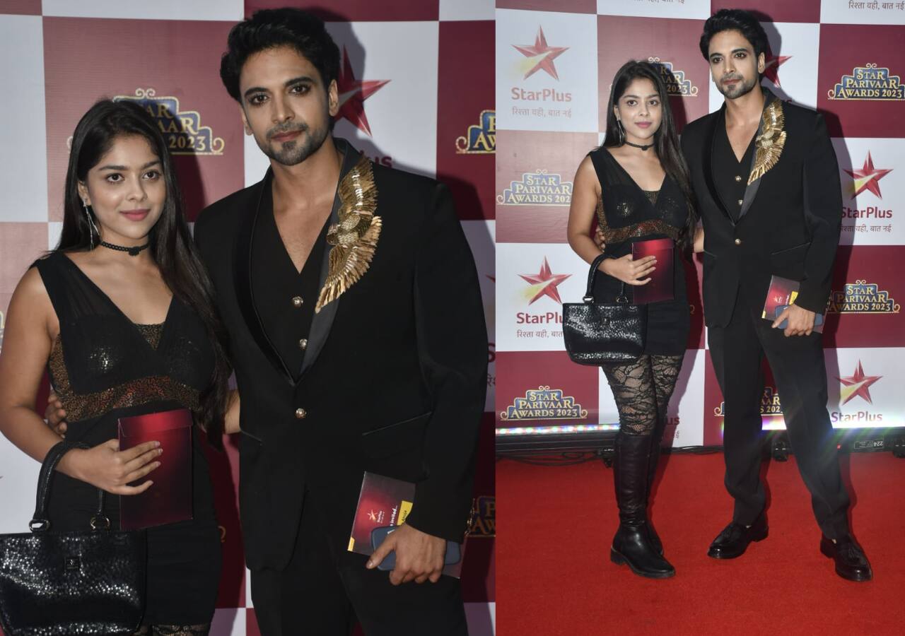 The leads of Faltu on the red carpet of Star Parivaar Awards 