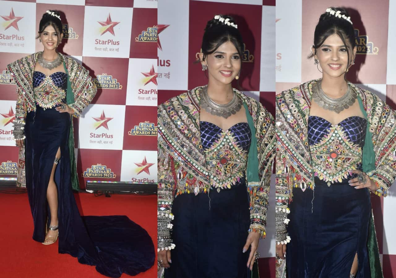 Pranali Rathod sizzles on the red carpet of Star Parivaar Awards 2023