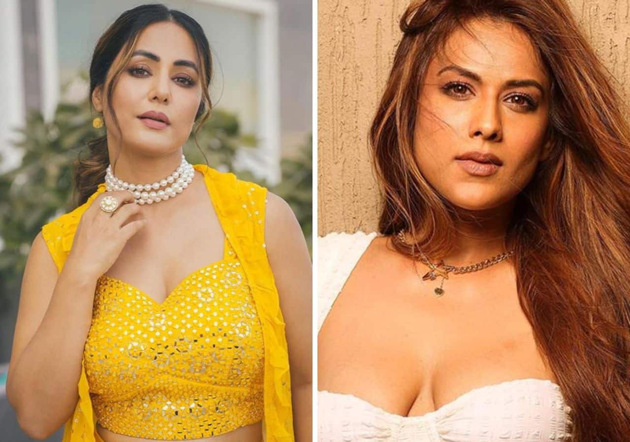 Hina Khan Shows Off Deep Cleavage in a Sexy Golden Top! Watch This