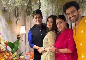 Ganesh Chaturthi 2023: Sara Ali Khan, Rasha Thadani, Mrunal Thakur and more at Kartik Aaryan's home for Ganpati darshan
