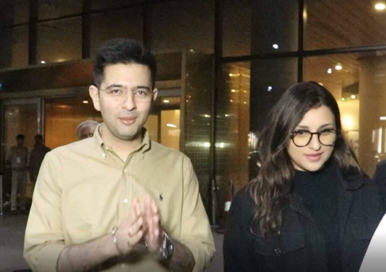 Parineeti Chopra and Raghav Chadha: Their airport spotting
