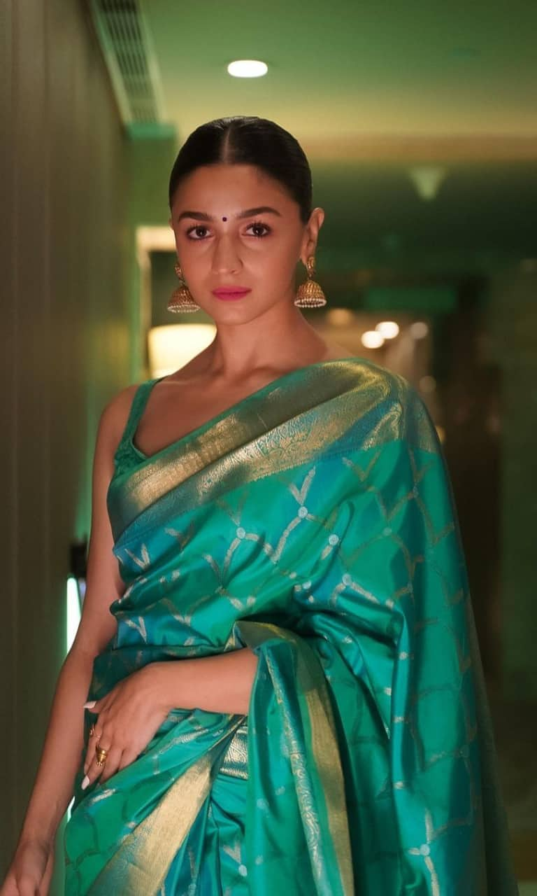 ALIA BHATT PRINTED SAREE