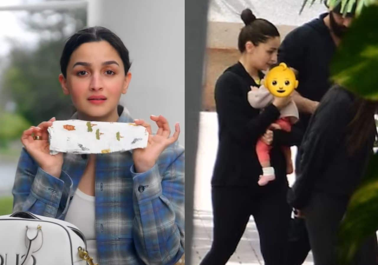 Alia Bhatt shows a glimpse of her daughter Raha's cute baby bib, says ...