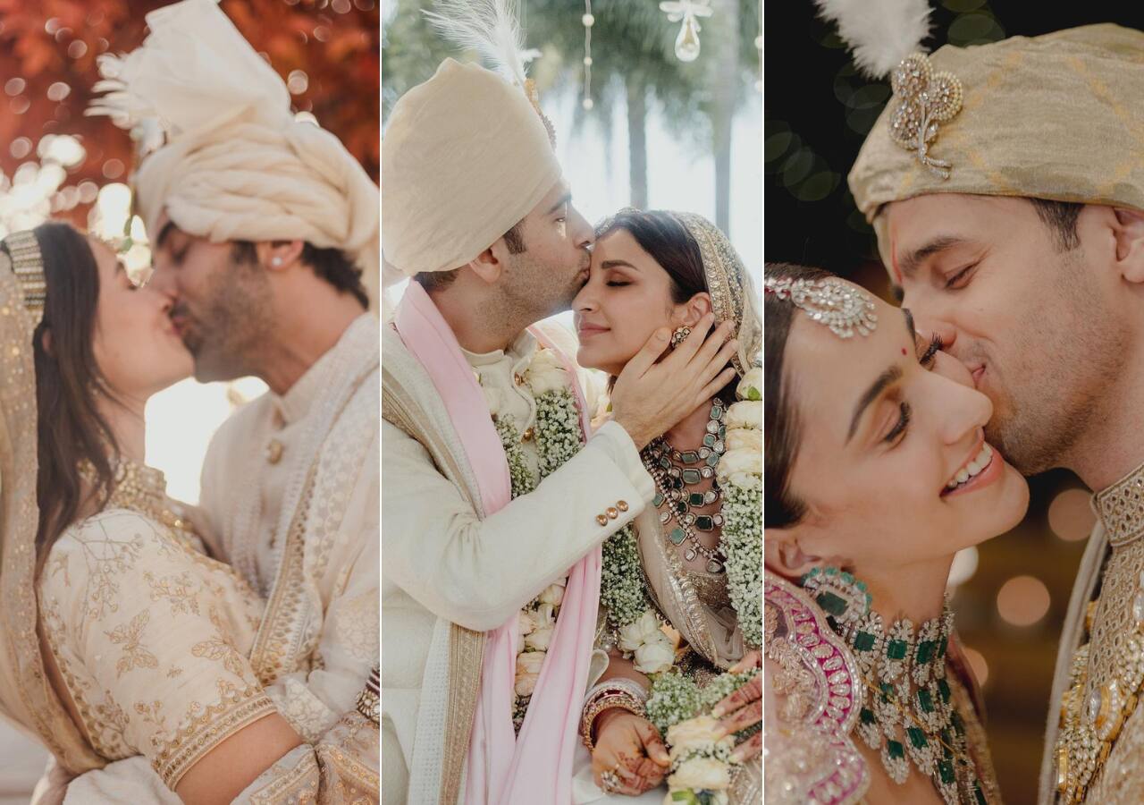 इन स्टार्स ने शादी के मंडप में किया Kiss