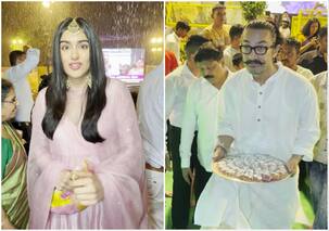 Aamir khan बीजेपी नेता आशीष शेलार के गणपति उत्सव में हुए शामिल, झमाझम बारिश के बीच पहुंचीं Adah Sharma