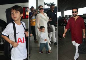Kareena Kapoor Khan ने फैमिली संग देसी लुक में मारी एयरपोर्ट पर एंट्री, जेह-तैमूर की  क्यूटनेस ने सबको किया फेल