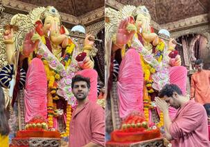 Kartik Aaryan ने लगाई Lalbaugcha Raja के दरबार में हाजरी, हाथ जोड़कर लिया बप्पा का आशीर्वाद