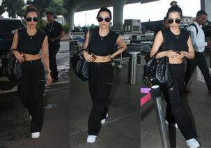एयरपोर्ट पर अकेले स्पॉट हुईं Malaika Arora, लोग बोले- 'अर्जुन कपूर को छोड़ कहां चलीं'