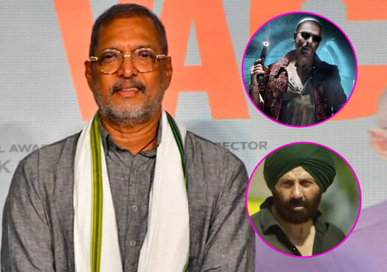 Jawan, Gadar 2 are 'ghinauni filmein', Nana Patekar takes a nasty dig at Shah Rukh Khan and Sunny Deol's new movies