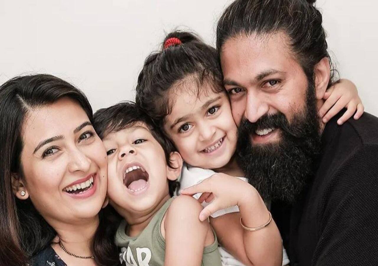 Yash and his kids’ pictures are too cute to miss