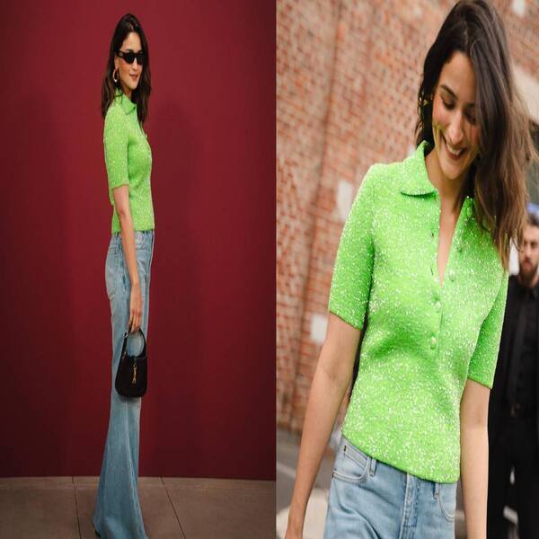 Milan Fashion Week 2023: Why Yes, Alia Bhatt Did Wear A Neon Green T-Shirt  And Flared Jeans For The Gucci MFW 2023 Show