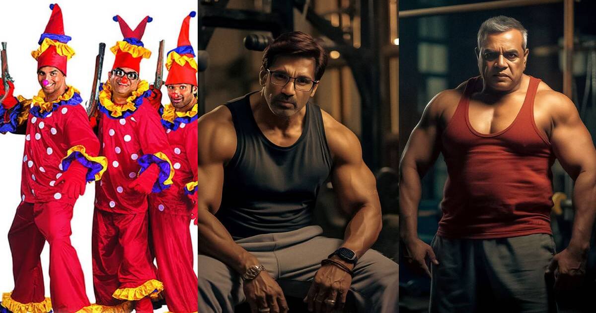 Hera Pheri 3: AI reimagines comedy flick star cast as bodybuilders