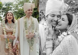 Parineeti Chopra and Raghav Chadha FIRST PICS OUT! Fans left awestruck with the gorgeous duo