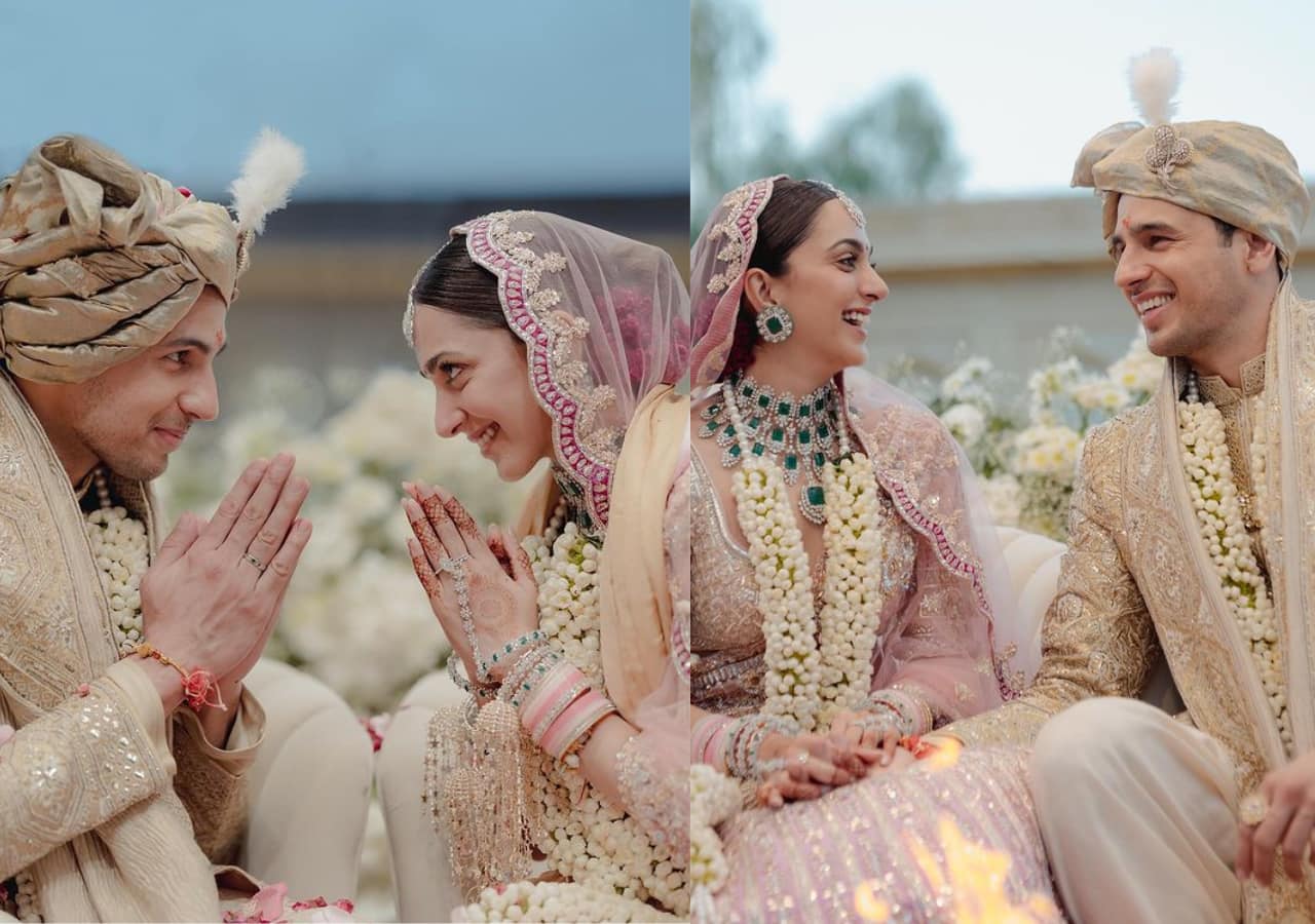 Kiara Advani and Sidharth Malhotra's first wedding pics 