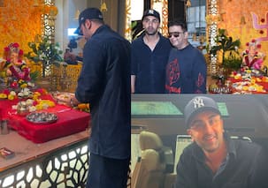 Animal टीजर रिलीज से पहले बप्पा की आरती के लिए पहुंची Ranbir Kapoor, संदीप रेड्डी वांगा के साथ की पूजा