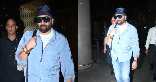 'गदर 2' की सक्सेस के बाद एयरपोर्ट पर स्पॉट हुए सनी देओल