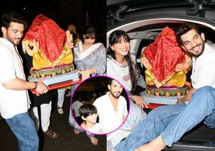 Arjun Bijlani ने पत्नी Neha Swami के साथ धूमधाम से गणपति बप्पा का किया स्वागत, एक्टर के बेटे ने खींचा ध्यान
