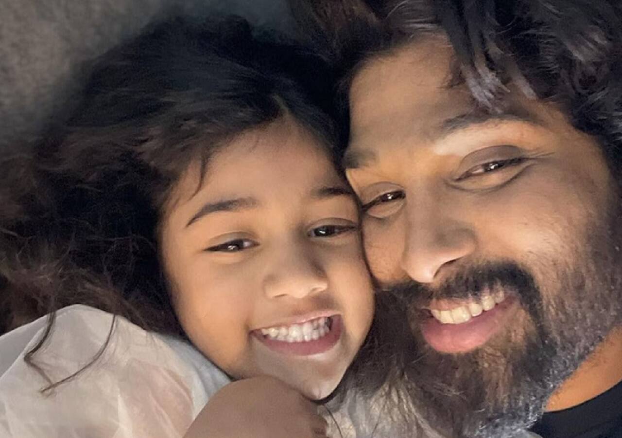 Pushpa 2 star Allu Arjun’s 6-year-old daughter Arha makes an eco friendly Ganpati and leaves netizens  impressed [Watch video]