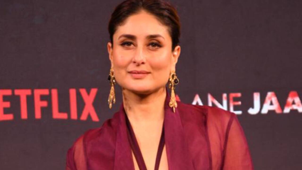 Kareena Kapoor's Rs 28,000 Burgundy Blazer Skirt And Bralette For The Jaane  Jaan Trailer Launch Is The Perfect Contemporary Style Blend