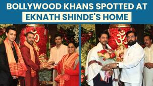 CM Eknath Shinde के घर एक साथ बप्पा का आशीर्वाद लेते दिखे Shah Rukh Khan और Salman Khan, साथ में दिए धांसू पोज