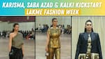 Lakme Fashion Week 2023: Karisma Kapoor, Saba Azad and more Bollywood divas turn heads with their stylish looks