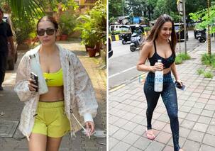 Malaika Arora stuns in yellow bralette and shorts, check out her Top 10 gym looks
