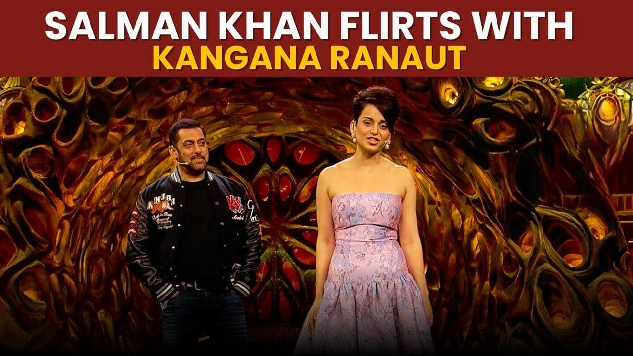 Bigg Boss Salman Khan S Playful Flirting With Kangana Ranaut Leaves Fans In Awe Watch