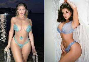 Demi Rose ने बिकिनी में  गिराईं हुस्न की बिजलियां, कर्वी फिगर देख बॉलीवुड एक्ट्रेसेस को होगी जलन