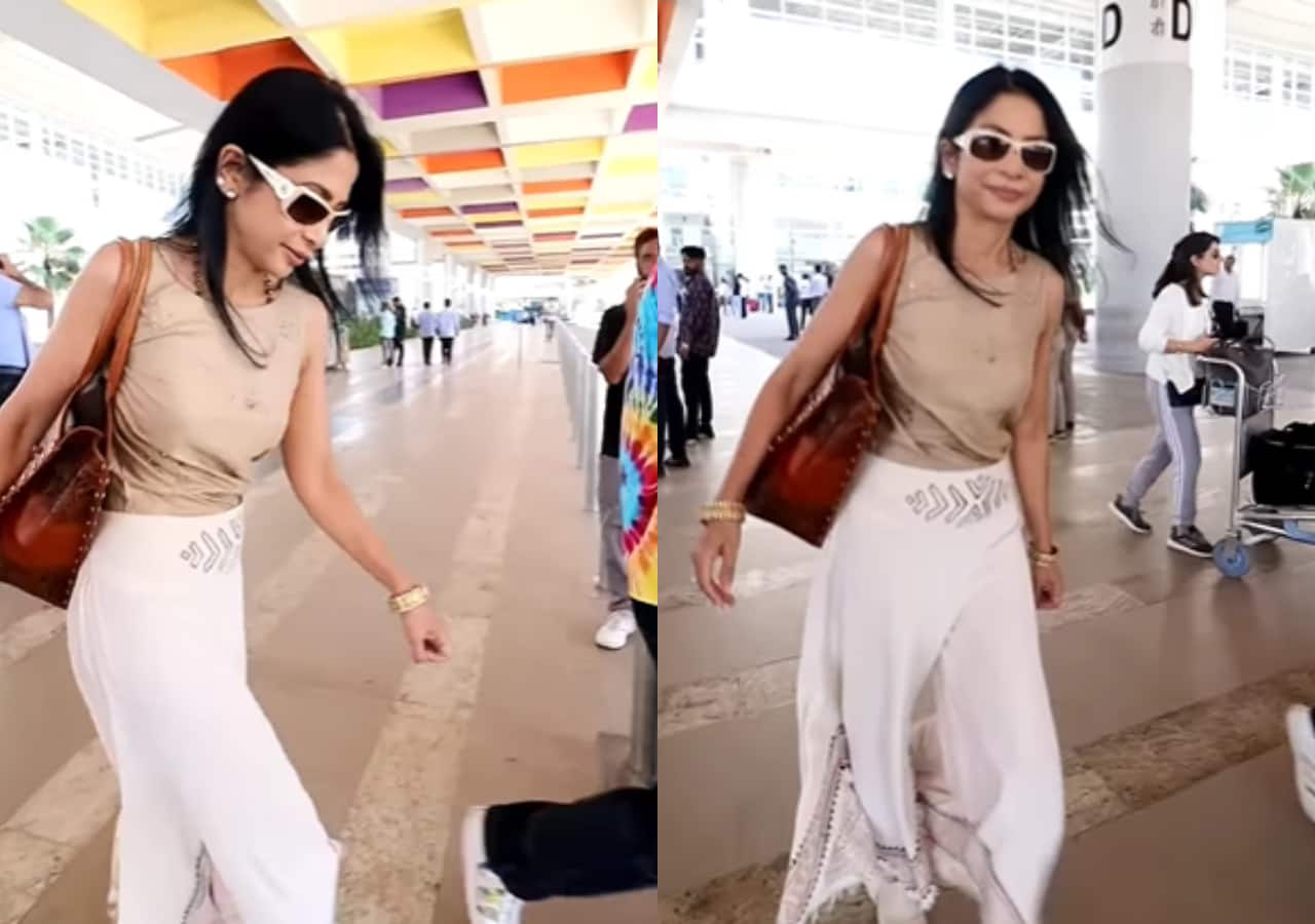 Indrani Mukerjea of the infamous Sheena Bora Murder Case spotted at Chandigarh airport; transformation shocks netizens [Watch Video]
