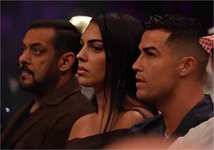 Salman Khan spotted with Cristiano Ronaldo and partner Georgina Rodriguez at Tyson Fury Vs Francis Nganno; netizens say, 'unexpected crossover'