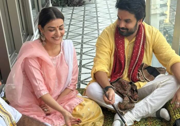 काजल अग्रवाल की गृह प्रवेश पूजा हो गईं वायरल