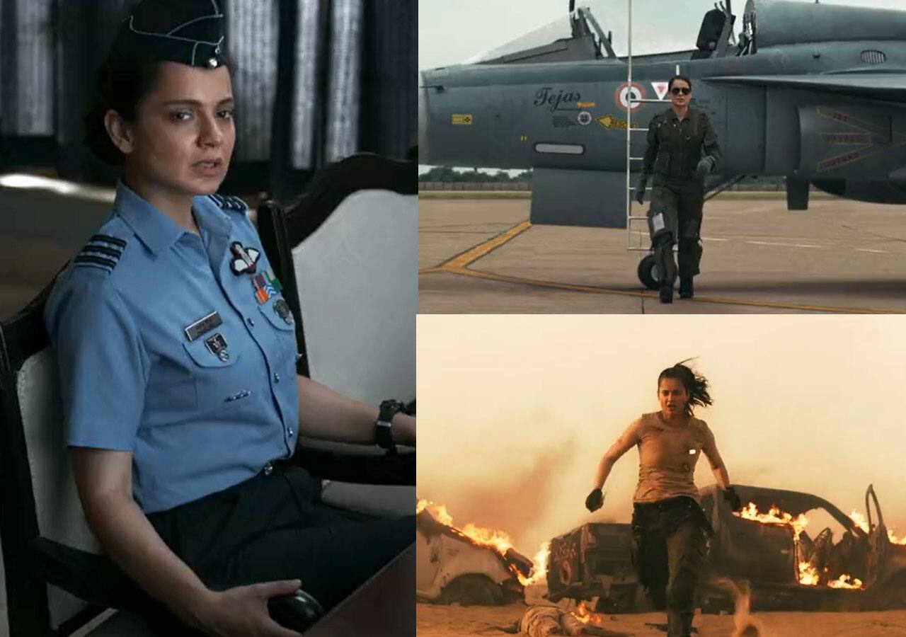 Kangana Ranaut Dons The Indian Air Force Uniform As She Shoots For