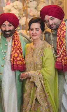 Gadar 2 star Sunny Deol's unseen family pictures with wife Pooja Deol and sons
