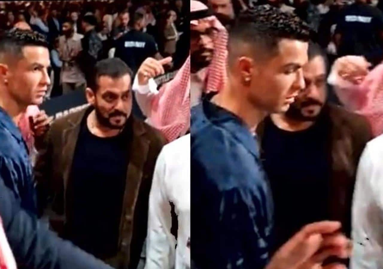 Did Salman Khan get ignored by Cristiano Ronaldo; viral video shows Tiger 3 star's fan moment