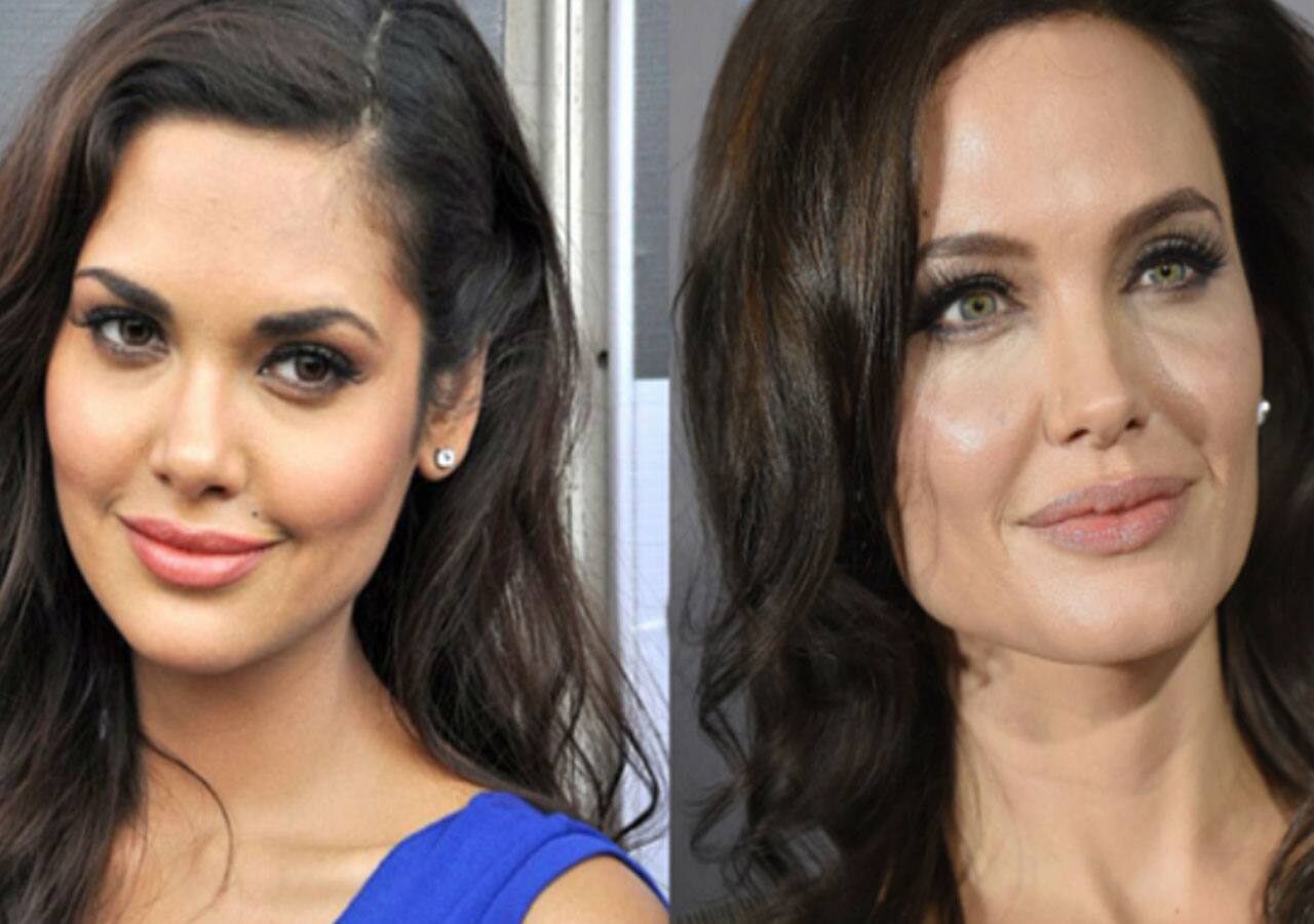 Esha Gupta and Angelna Jolie