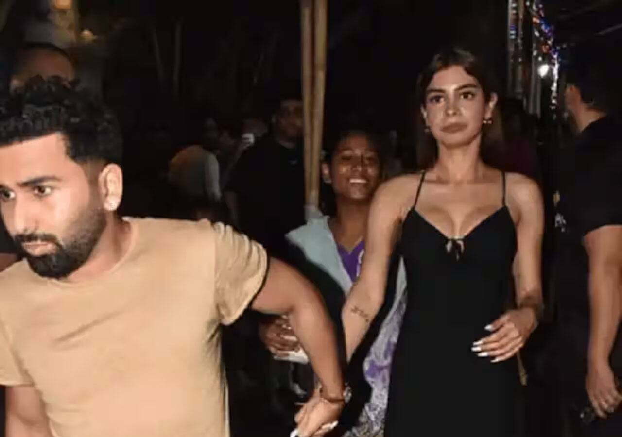 Khushi Kapoor exited a party with her friend Orry