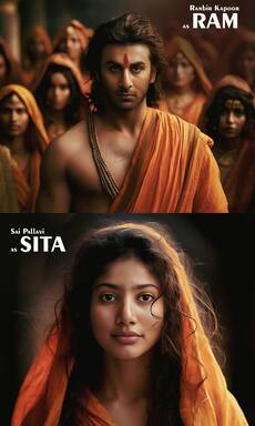 मेकर्स से पहले AI ने दिखाया 'रामायण' स्टारकास्ट का फर्स्ट लुक