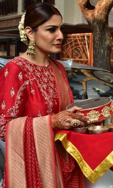 Raveena Tandon to Alia Bhatt, Top 9 Indian actresses rock the Banarasi look on Karwa Chauth