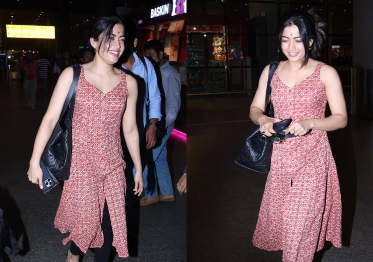 Rashmika Mandanna's beauty at the airport