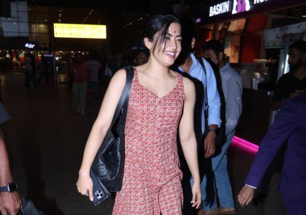 Rashmika Mandanna spotted at the airport