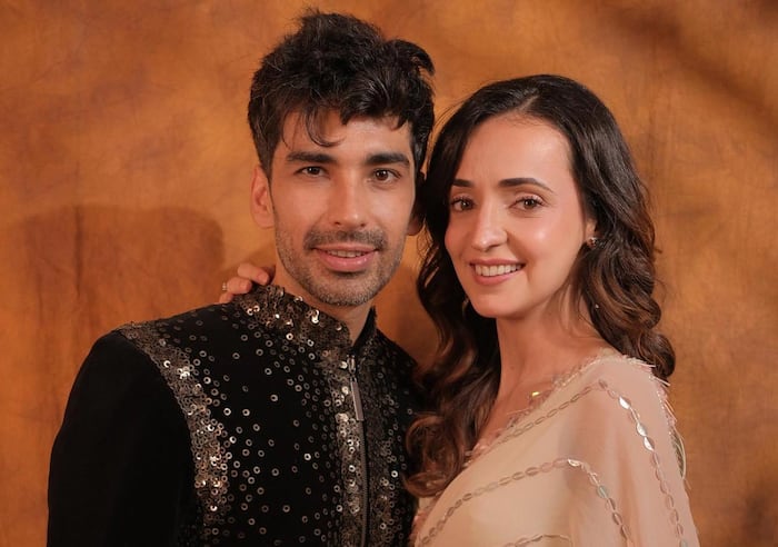 Mohit Sehgal and Sanaya Irani