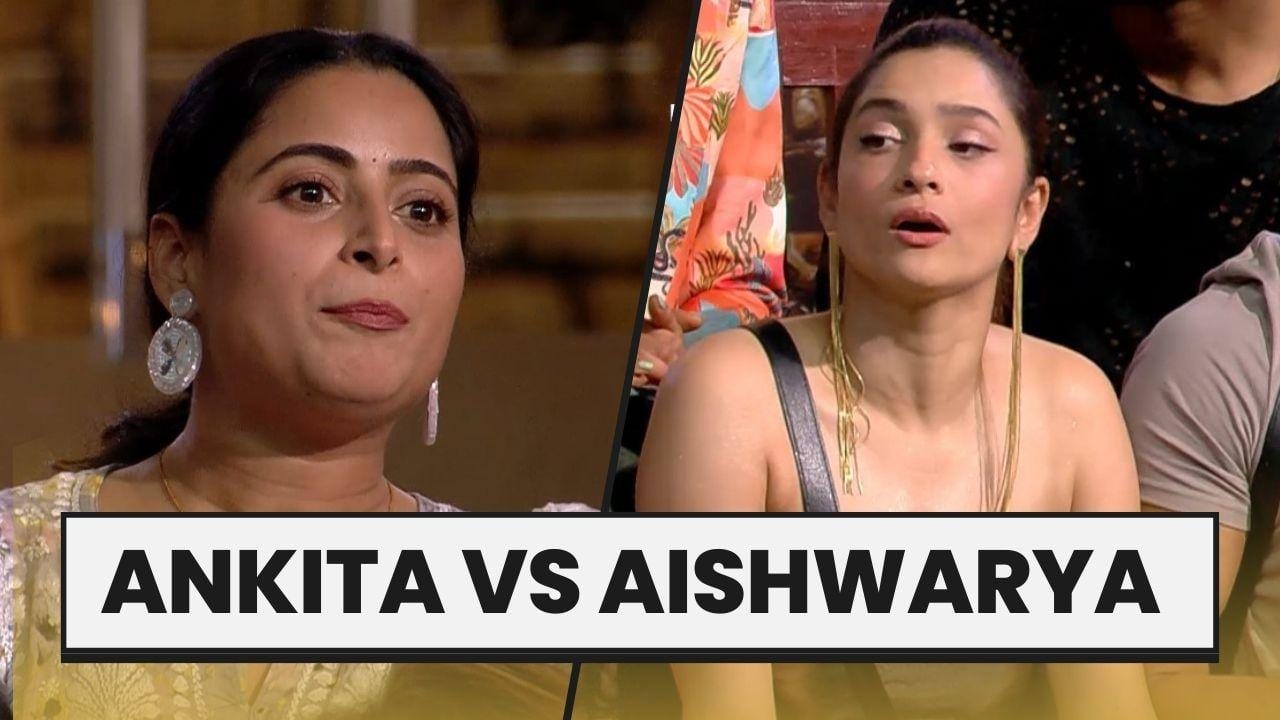 Bigg Boss Promo Ankita Lokhande Gets Into An Ugly Fight With Aishwarya Sharma Watch Video