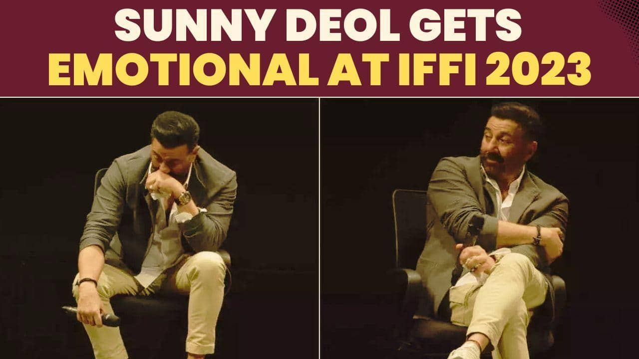 IFFI 2023: Sunny Deol Breaks Down During Masterclass, Video Goes Viral ...