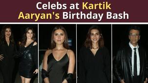 Kartik Aaryan's birthday bash: Tara Sutaria, Kriti Sanon and other B-town celebs exude glamour at the party