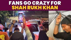 Dunki star Shah Rukh Khan snapped in the city with tight security [Watch Video]